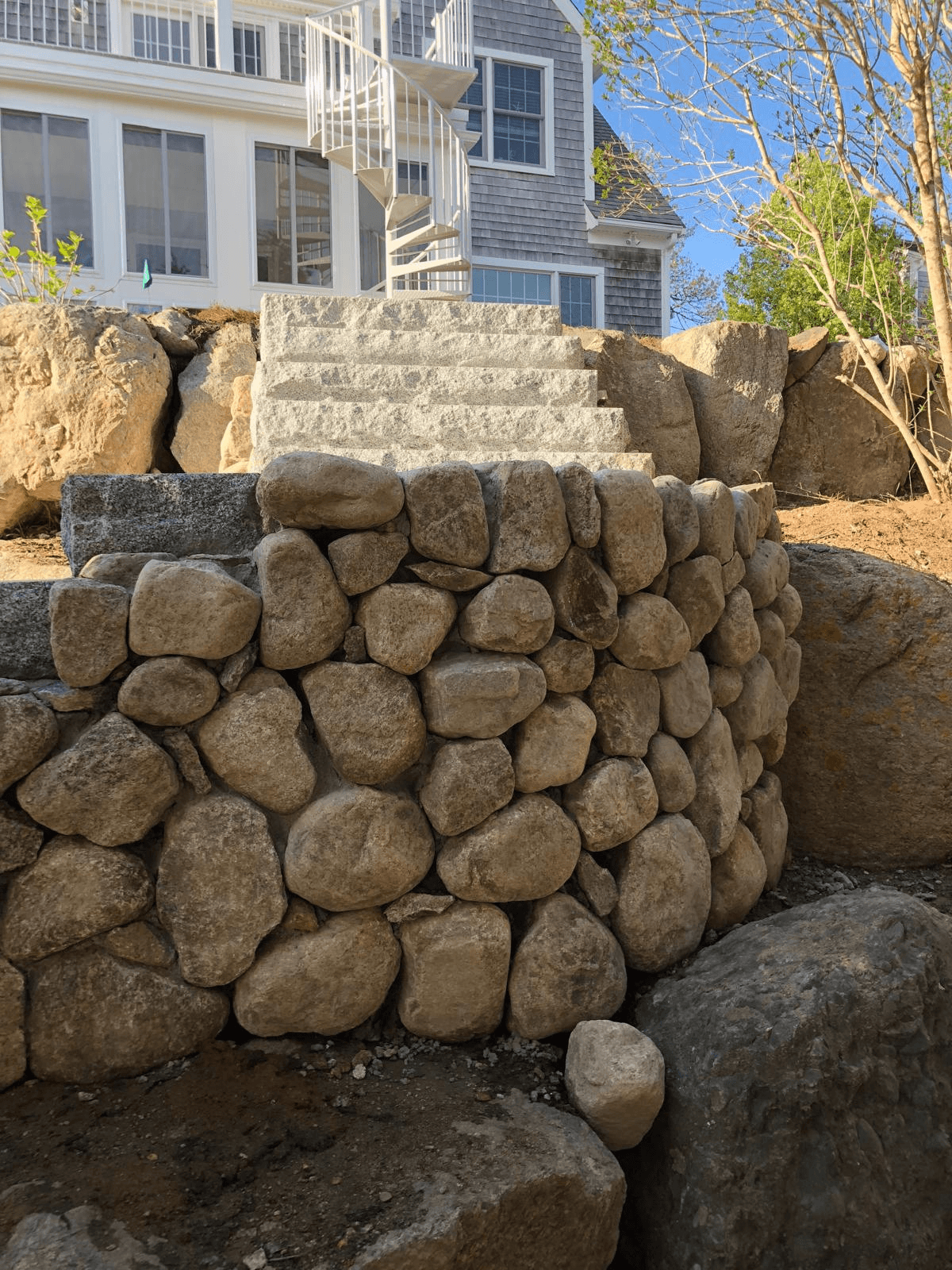 Slope retention